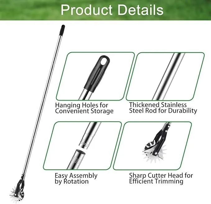 Manual Wheeled Rotary Lawn Edger-1(001)